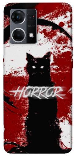 Чохол itsPrint Black cat для Oppo Reno 7 4G