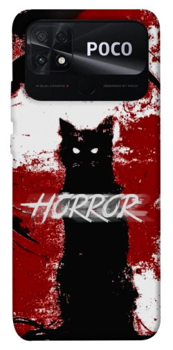 Чехол itsPrint Black cat для Xiaomi Poco C40