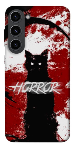 Чохол itsPrint Black cat для Samsung Galaxy S23