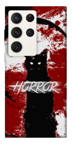 Чохол itsPrint Black cat для Samsung Galaxy S23 Ultra