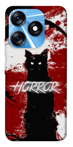 Чохол itsPrint Black cat для TECNO Spark 10 Pro
