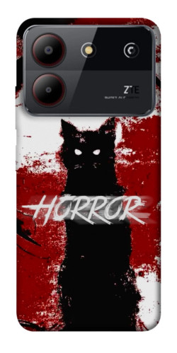 Чохол itsPrint Black cat для ZTE Blade A54 4G