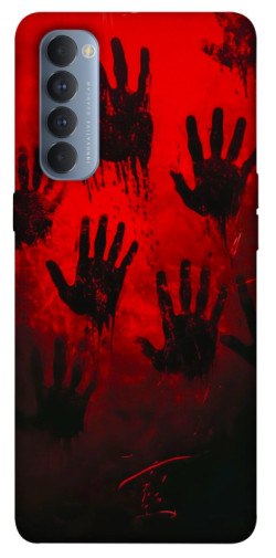Чехол itsPrint Bloody hands для Oppo Reno 4 Pro