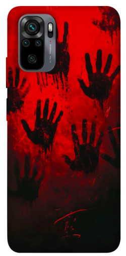 Чехол itsPrint Bloody hands для Xiaomi Redmi Note 10 / Note 10s