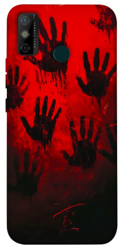 Чохол itsPrint Bloody hands для TECNO Spark 6 Go