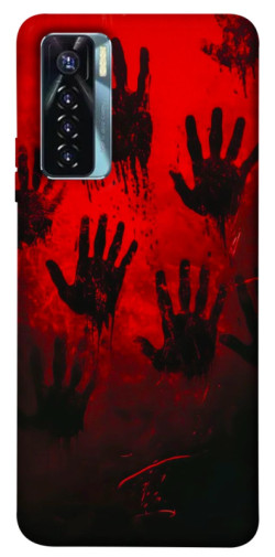 Чехол itsPrint Bloody hands для TECNO Camon 17 Pro
