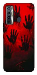 Чехол itsPrint Bloody hands для TECNO Camon 17 Pro