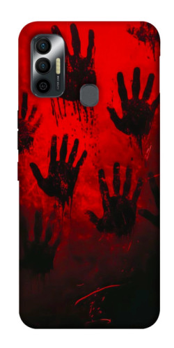 Чохол itsPrint Bloody hands для TECNO Spark 7