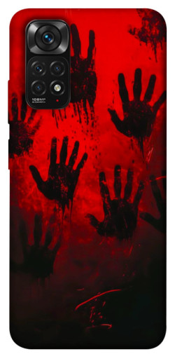 Чехол itsPrint Bloody hands для Xiaomi Redmi Note 11 (Global) / Note 11S