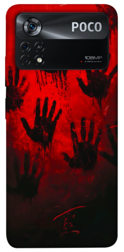 Чехол itsPrint Bloody hands для Xiaomi Poco X4 Pro 5G