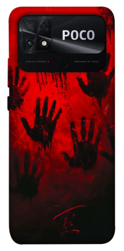 Чехол itsPrint Bloody hands для Xiaomi Poco C40