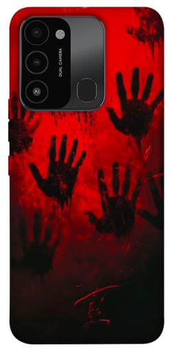 Чехол itsPrint Bloody hands для Tecno Spark Go 2022 (KG5m)