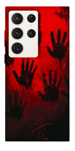 Чехол itsPrint Bloody hands для Samsung Galaxy S23 Ultra