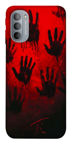 Чехол itsPrint Bloody hands для Motorola Moto G31