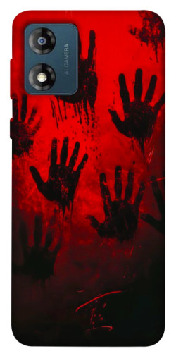 Чехол itsPrint Bloody hands для Motorola Moto E13