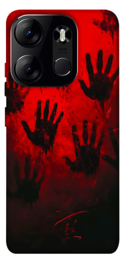 Чехол itsPrint Bloody hands для Tecno Spark Go 2023