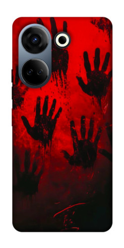 Чехол itsPrint Bloody hands для TECNO Camon 20 Pro (CK7n)
