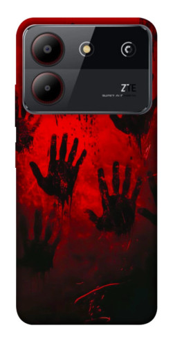 Чехол itsPrint Bloody hands для ZTE Blade A54 4G