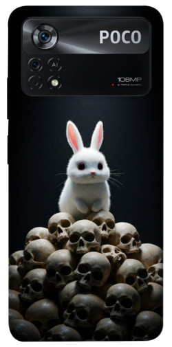 Чехол itsPrint Bunny bones для Xiaomi Poco X4 Pro 5G