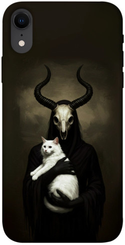 Чохол itsPrint Creature with cat для Apple iPhone XR (6.1")