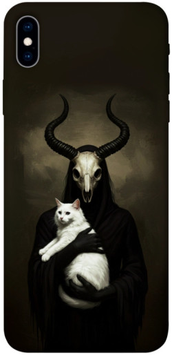 Чохол itsPrint Creature with cat для Apple iPhone XS Max (6.5")