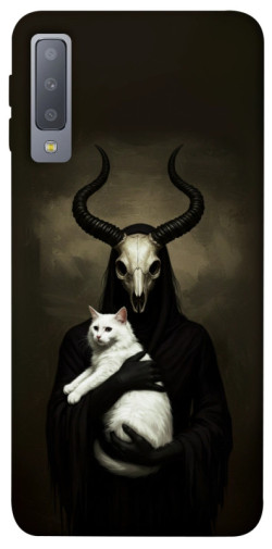 Чохол itsPrint Creature with cat для Samsung A750 Galaxy A7 (2018)