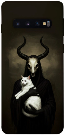 Чохол itsPrint Creature with cat для Samsung Galaxy S10