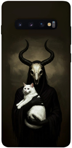 Чохол itsPrint Creature with cat для Samsung Galaxy S10+