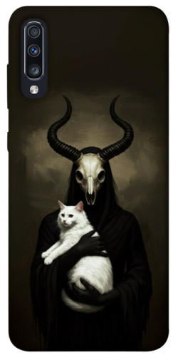 Чохол itsPrint Creature with cat для Samsung Galaxy A70 (A705F)