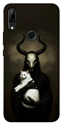 Чохол itsPrint Creature with cat для Huawei P Smart Z