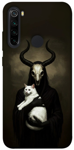 Чохол itsPrint Creature with cat для Xiaomi Redmi Note 8