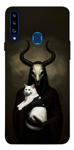 Чохол itsPrint Creature with cat для Samsung Galaxy A20s