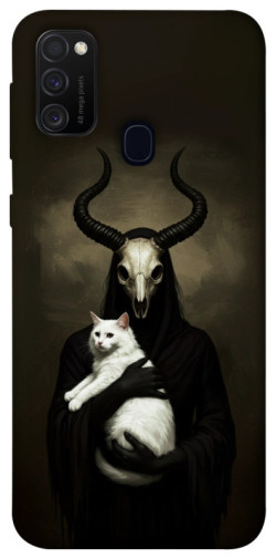 Чохол itsPrint Creature with cat для Samsung Galaxy M30s / M21