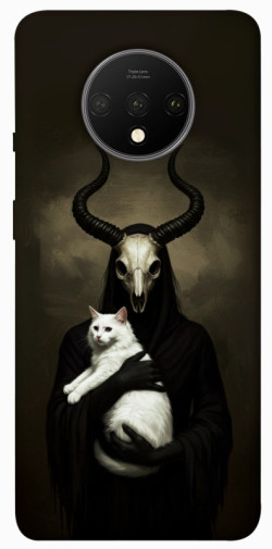 Чохол itsPrint Creature with cat для OnePlus 7T