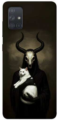 Чохол itsPrint Creature with cat для Samsung Galaxy A71