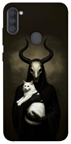 Чохол itsPrint Creature with cat для Samsung Galaxy A11