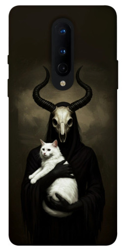 Чохол itsPrint Creature with cat для OnePlus 8