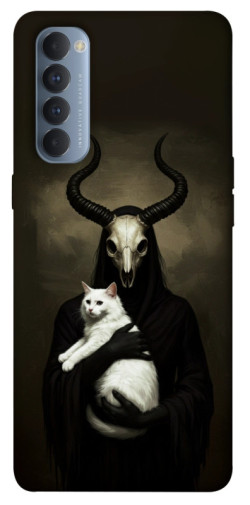 Чохол itsPrint Creature with cat для Oppo Reno 4 Pro