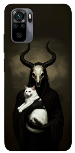 Чохол itsPrint Creature with cat для Xiaomi Redmi Note 10 / Note 10s