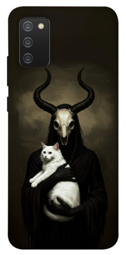 Чохол itsPrint Creature with cat для Samsung Galaxy A02s