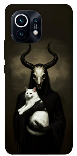 Чохол itsPrint Creature with cat для Xiaomi Mi 11