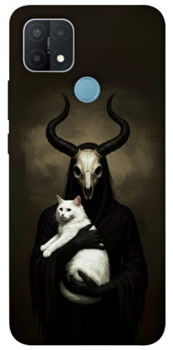 Чохол itsPrint Creature with cat для Oppo A15s / A15