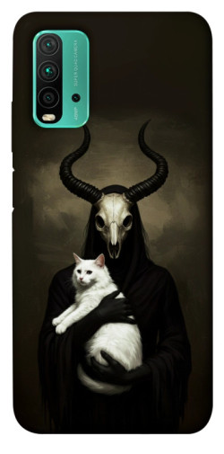 Чехол itsPrint Creature with cat для Xiaomi Redmi Note 9 4G / Redmi 9 Power / Redmi 9T
