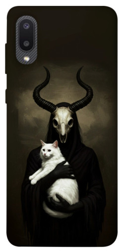 Чохол itsPrint Creature with cat для Samsung Galaxy A02