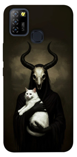 Чохол itsPrint Creature with cat для Infinix Hot 10 Lite