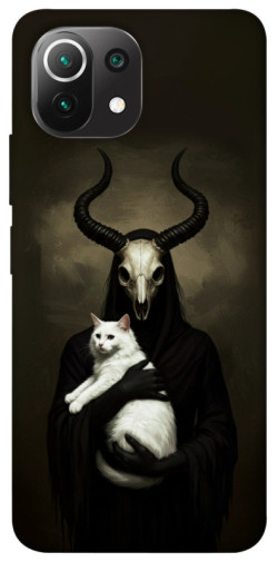 Чохол itsPrint Creature with cat для Xiaomi Mi 11 Lite