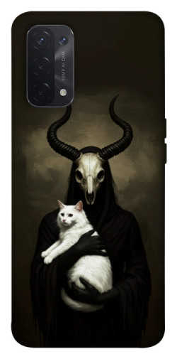 Чохол itsPrint Creature with cat для Oppo A54 4G