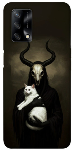 Чохол itsPrint Creature with cat для Oppo A74 4G