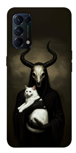 Чохол itsPrint Creature with cat для Oppo Reno 5 4G