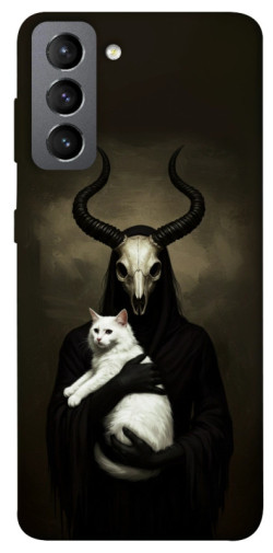 Чохол itsPrint Creature with cat для Samsung Galaxy S21 FE